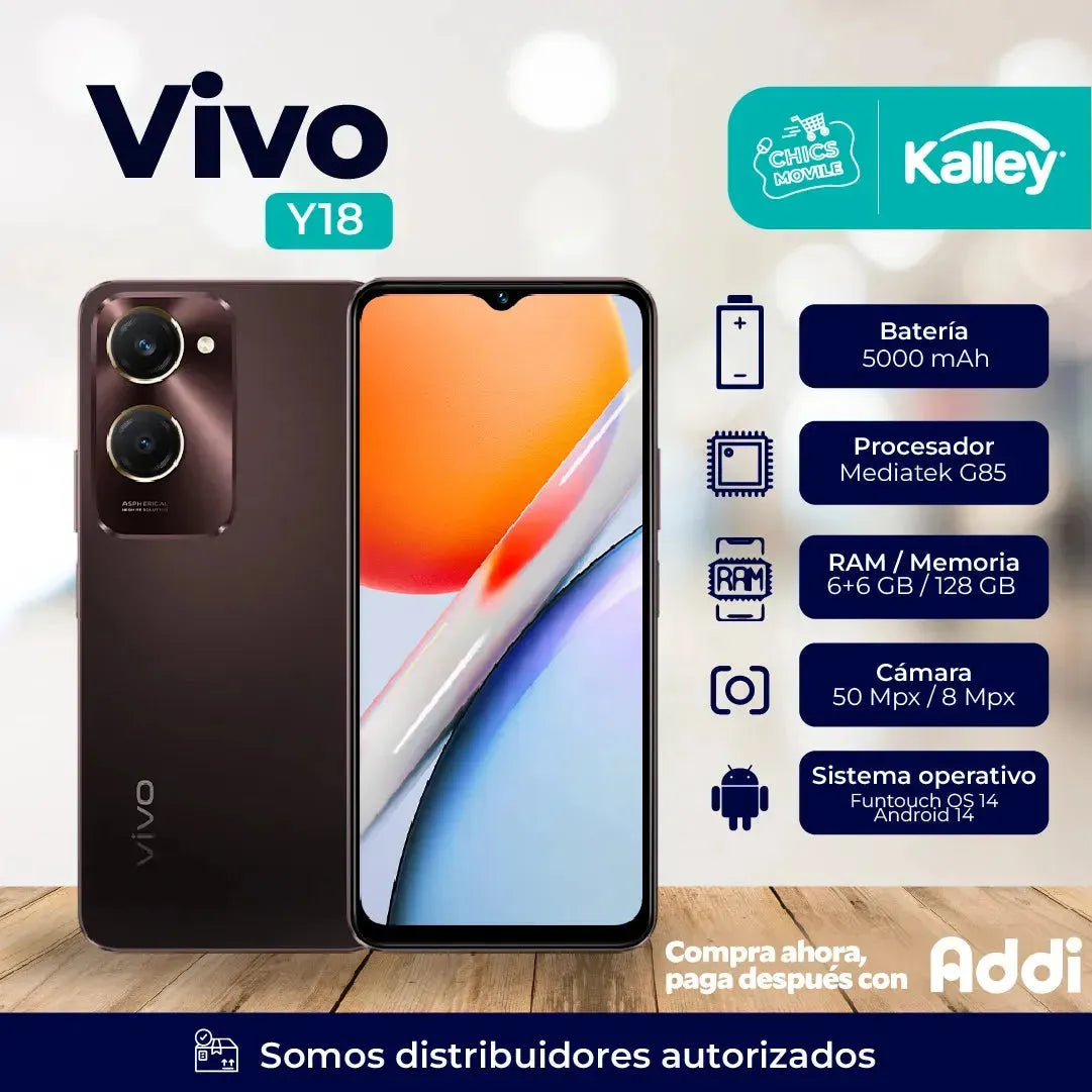 Celular VIVO Y18 256GB - Chics Movile