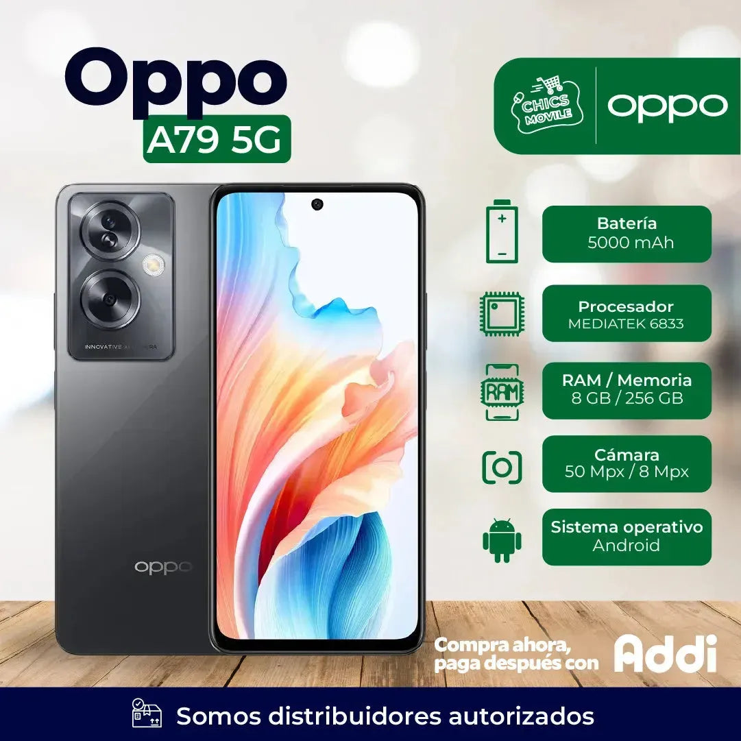 Celular OPPO A79 256GB 5G - Chics Movile