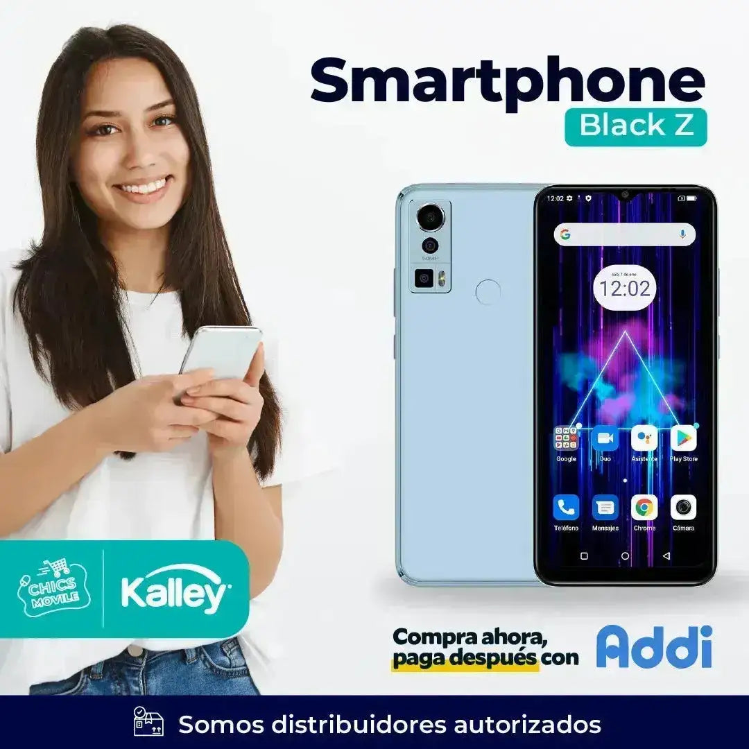 Celular KALLEY Black Z 256GB Azul - Chics Movile