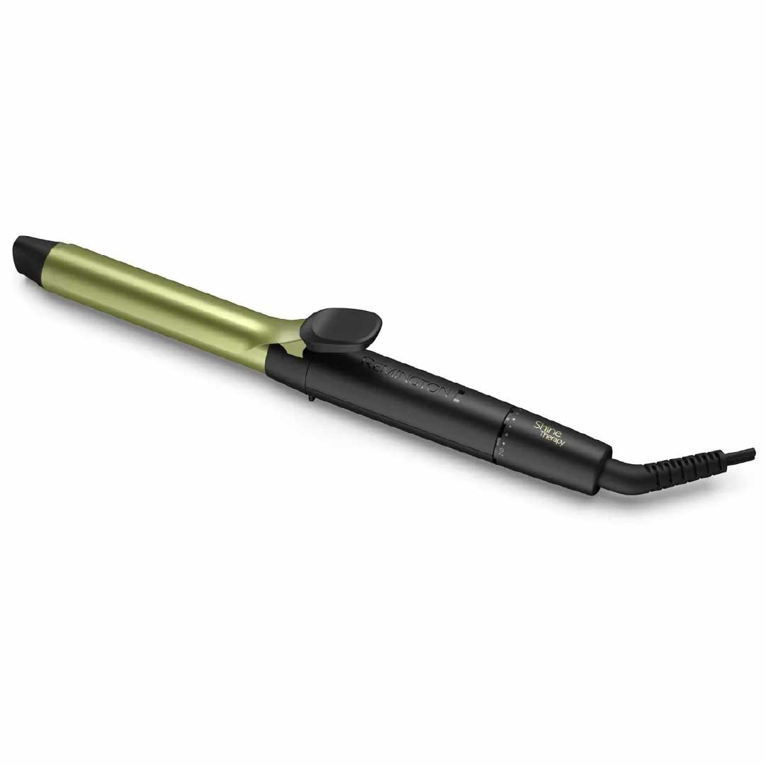 Combo Remington Duo Nutritivo con Aguacate y Macadamia: Plancha Alisadora Shine Therapy + Rizadora Shine Therapy