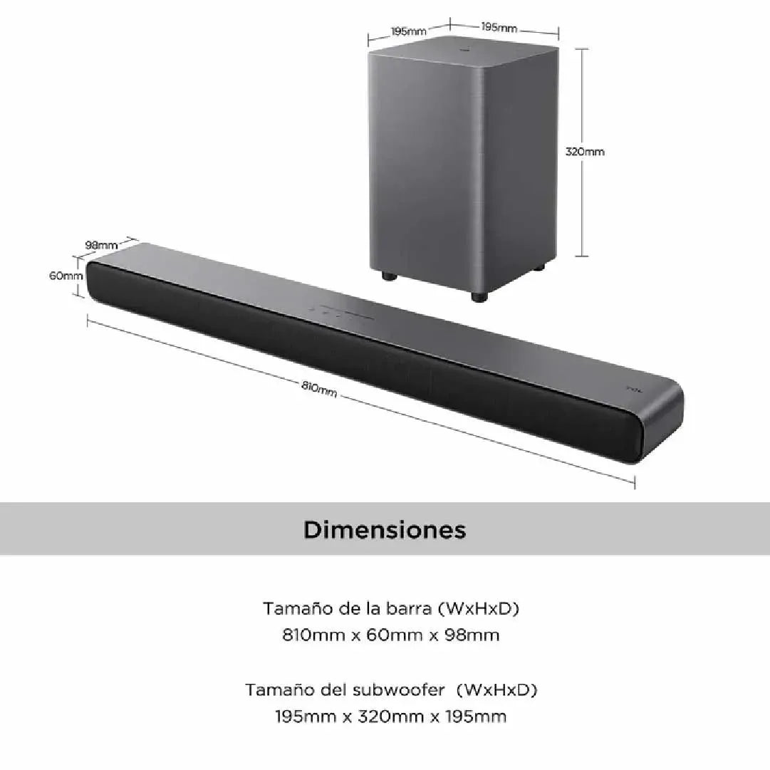 Combo TCL Smart TV 55" 4K + Barra de Sonido 110W