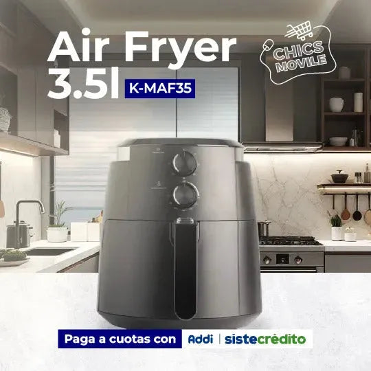 Freidora de Aire KALLEY 3.5Litros K-MAF35 Negro - Chics Movile
