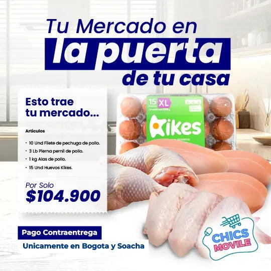 Combo Familiar de Carnes y Huevos - Chics Movile
