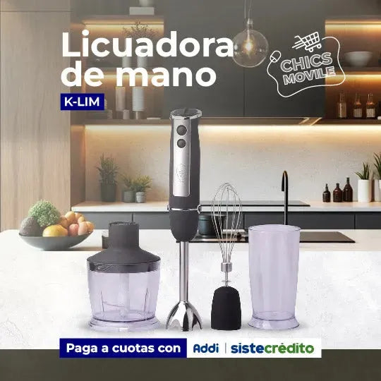 Licuadora de Mano KALLEY K-LIM Negra - Chics Movile