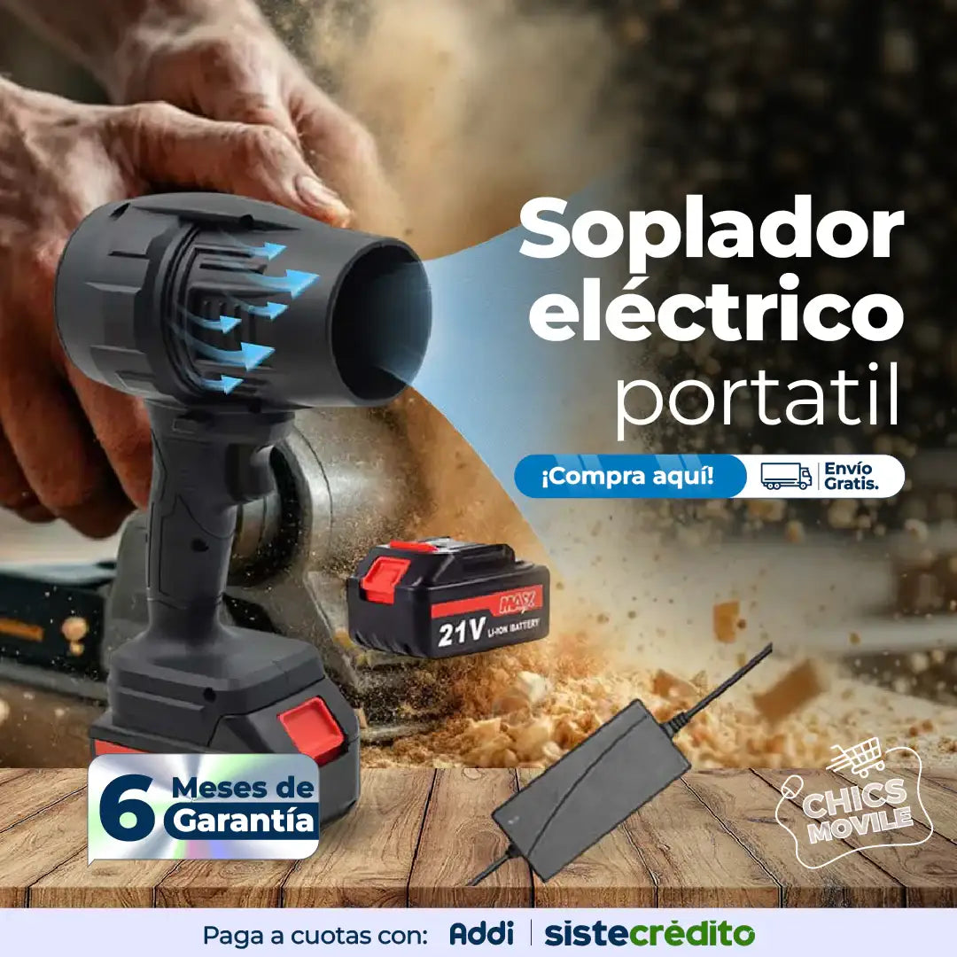 Soplador Profesional Multiproposito Turbina Inalámbrico 48v
