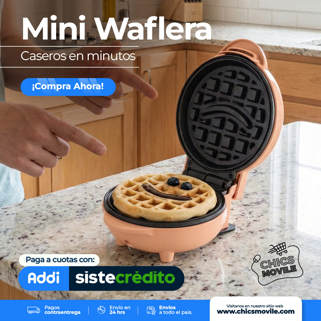 Mini Wafflera peach Universal
