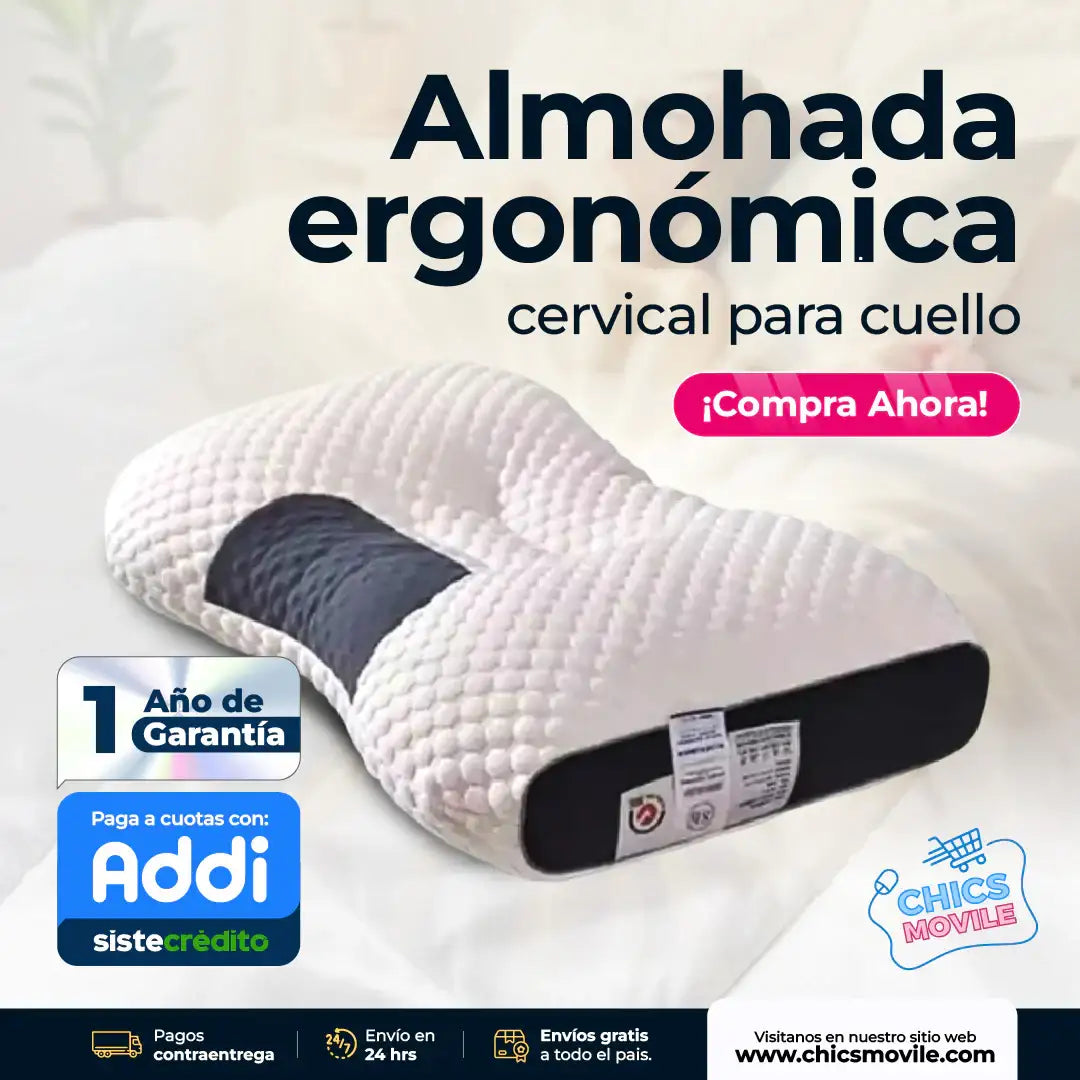 Almohada Cervical Ortopédica para el Cuello