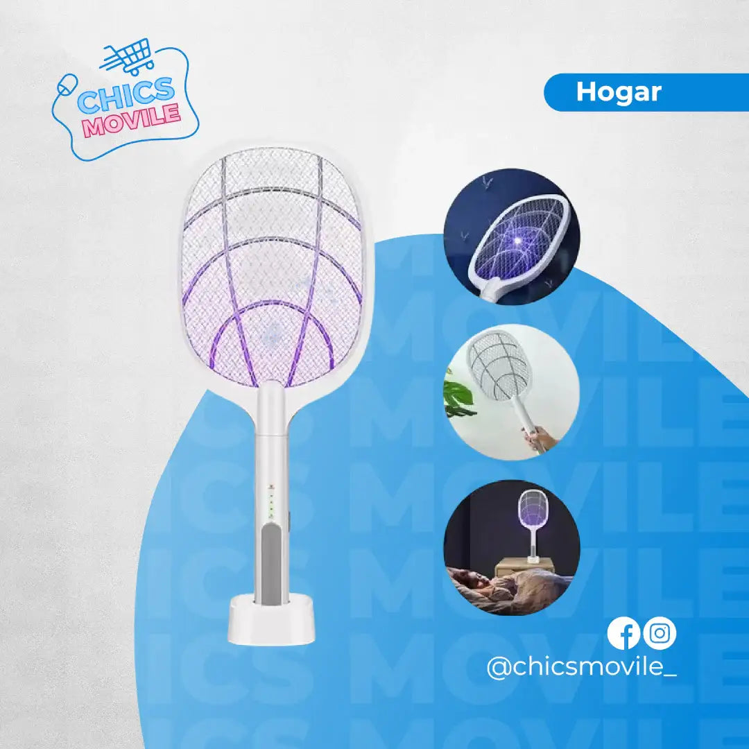 Trampa para Mosquitos Recargable 2 en 1 – Matamoscas Eléctrico