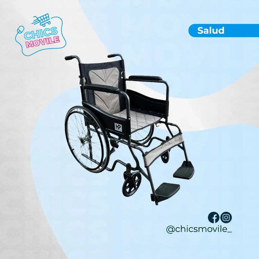 Silla De Ruedas Estándar Desarmable En Acero Con Tapicería Acolchada Konfort Plus - Chics Movile