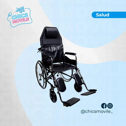 Silla De Ruedas Estándar En Acero Reclinable Konfort Plus - Chics Movile