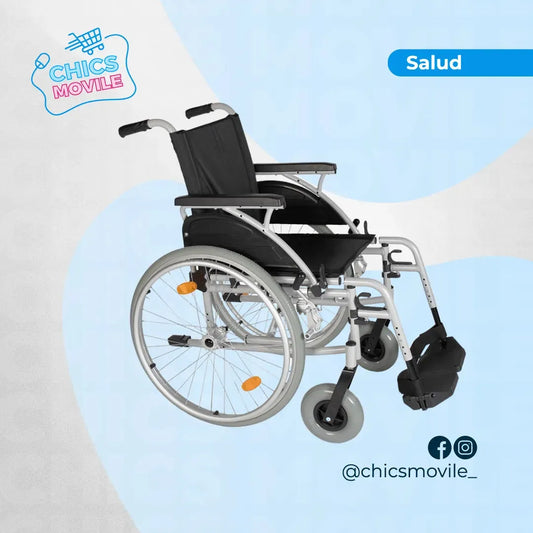 Silla De Ruedas Iron Light Ancho Del Asiento 47 cm Y Reposapiés Removibles Konfort Plus - Chics Movile