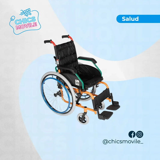 Silla de Ruedas Pediátrica con Respaldo Abatible Konfort Basic - Chics Movile
