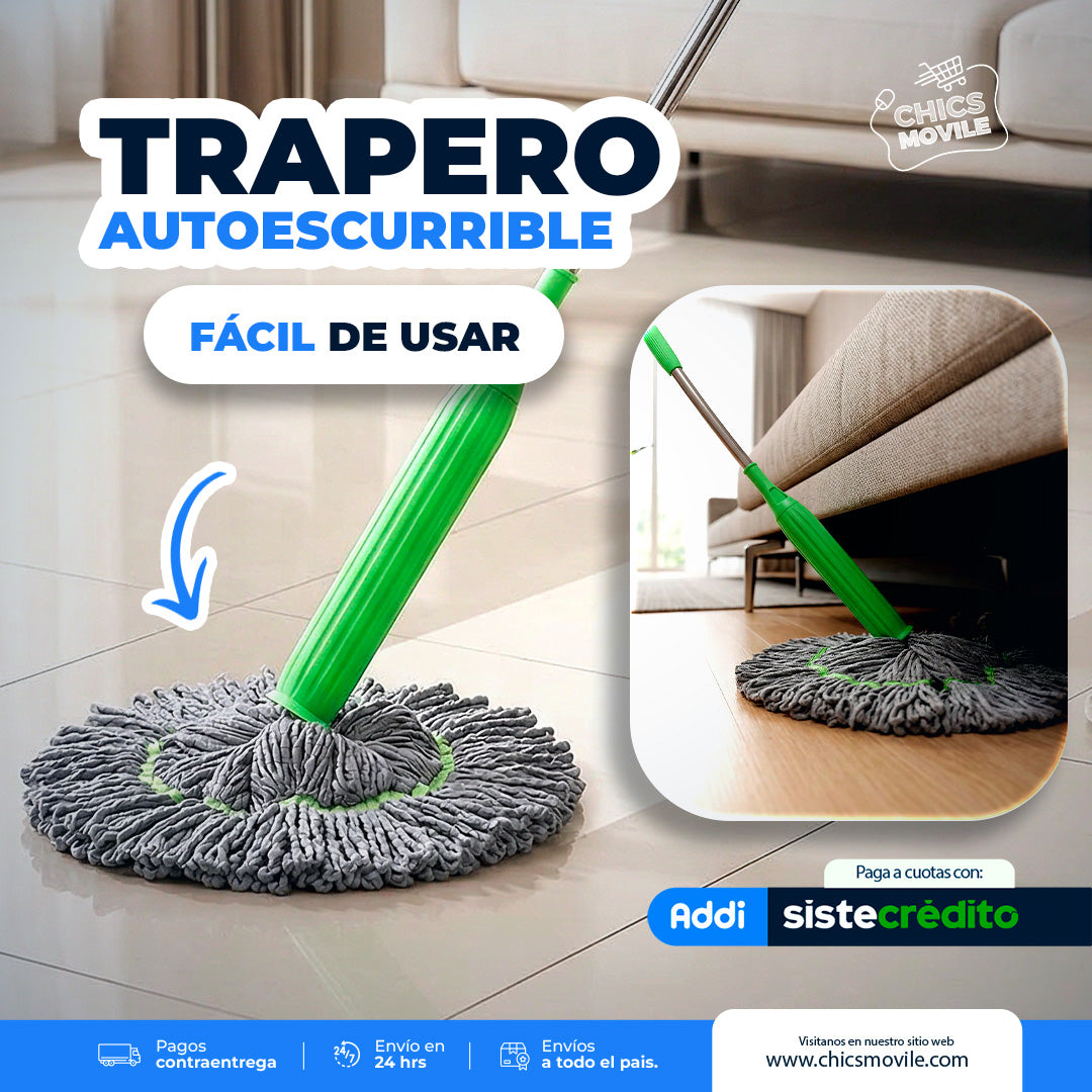 Trapero con sistema Autoescurrible