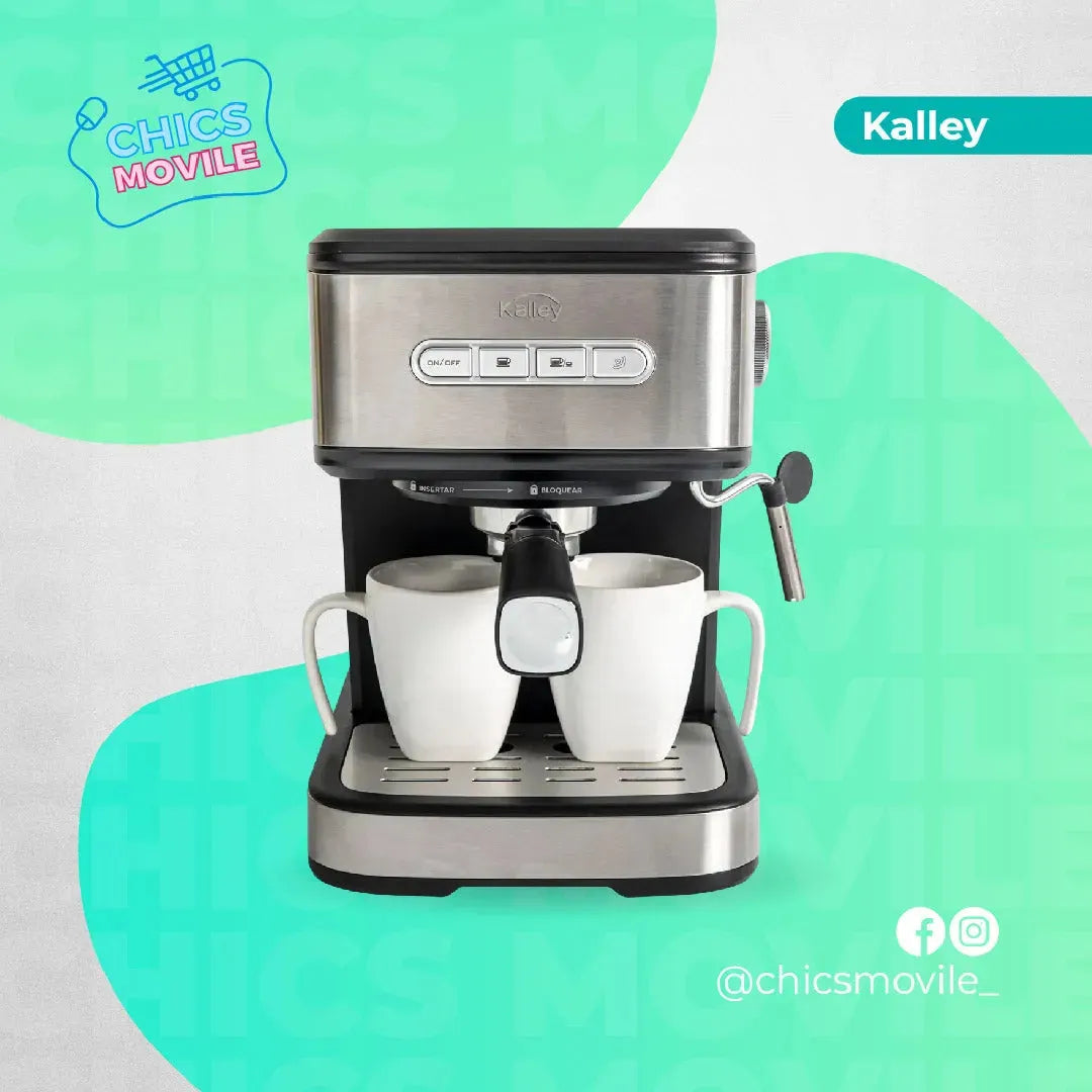 Cafetera Expreso KALLEY K-EX Negra - Chics Movile