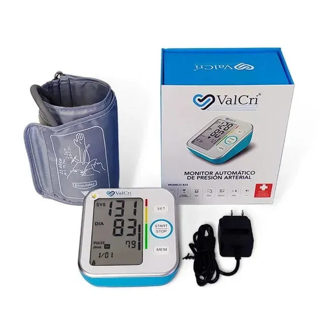 Tensiómetro Digital De brazo Valcri Modelo B22 con altavoz - Chics Movile