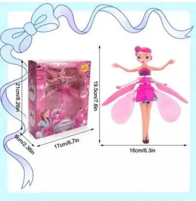 Juguete Para Niña Hada Voladora Con Luces Bateria Recargable 🧚🏻♂️🧚🏻♀️👸🏻 - Chics Movile