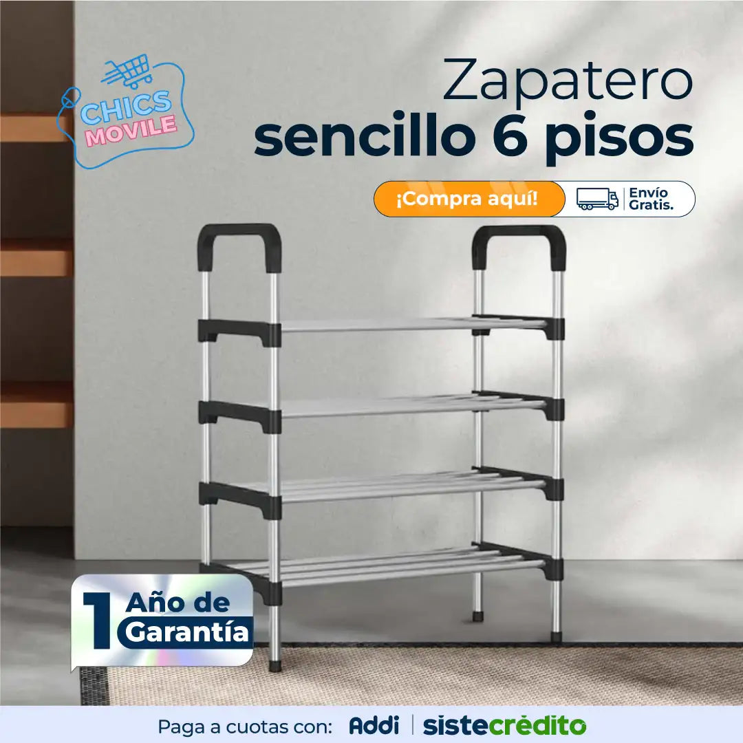 Zapatera de 6 Niveles Montable