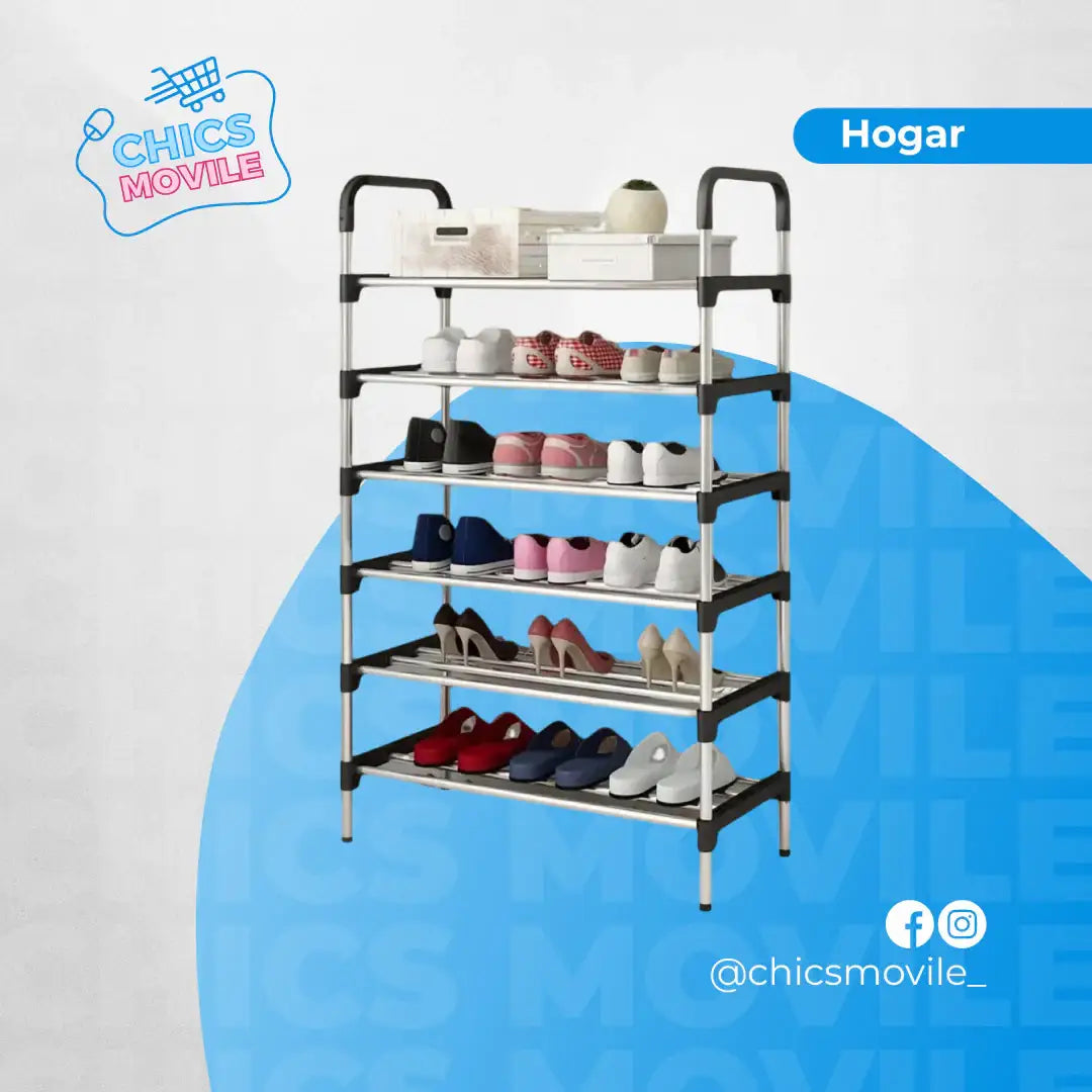 Zapatera de 6 Niveles Montable