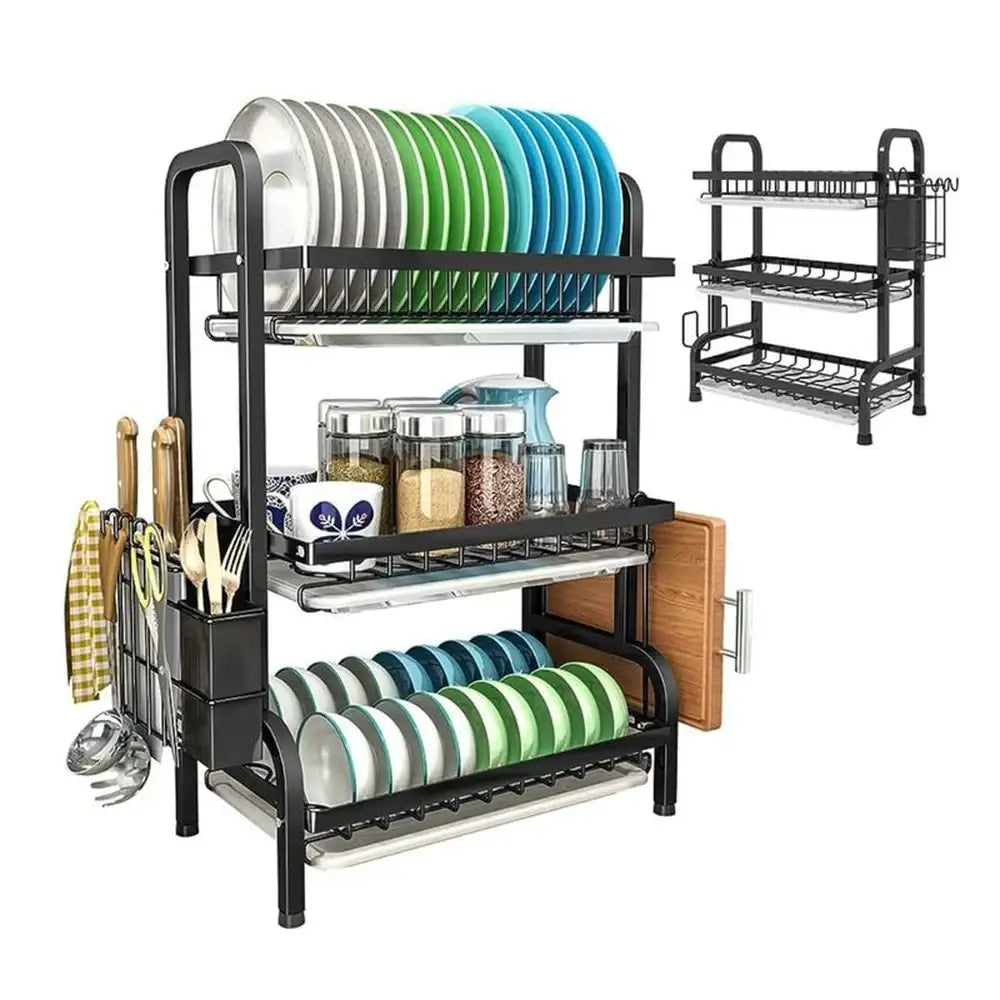 Escurridor de Platos Inoxidable 3 Niveles - Chics Movile