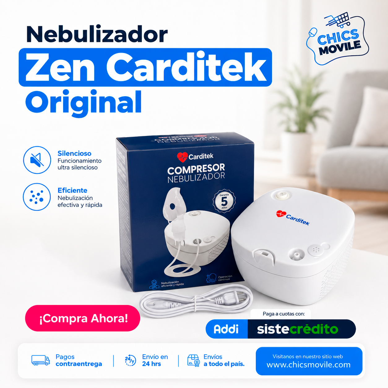 Nebulizador Zen Carditek Original