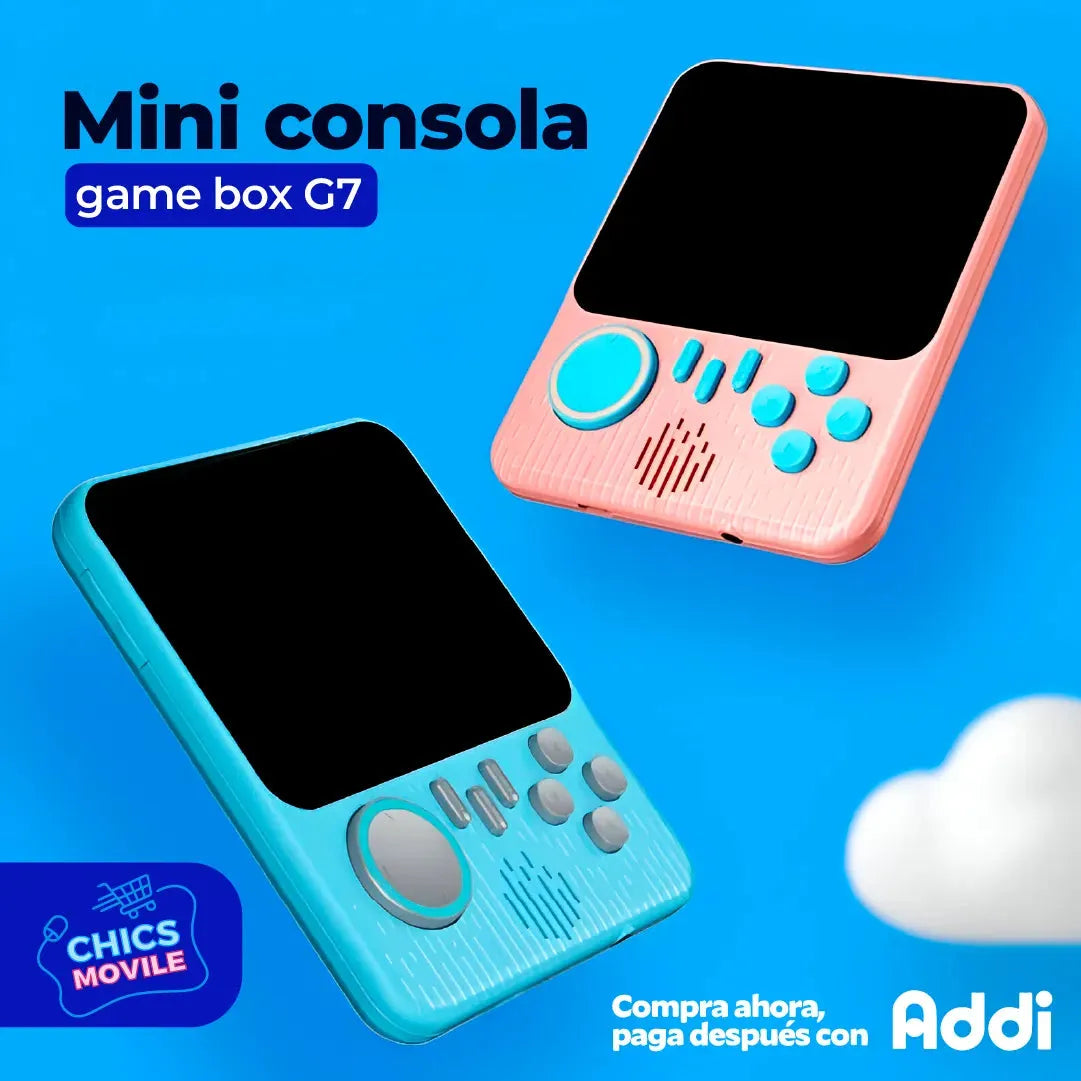 Mini Consola Game Box 7 🎮🚀 - Chics Movile