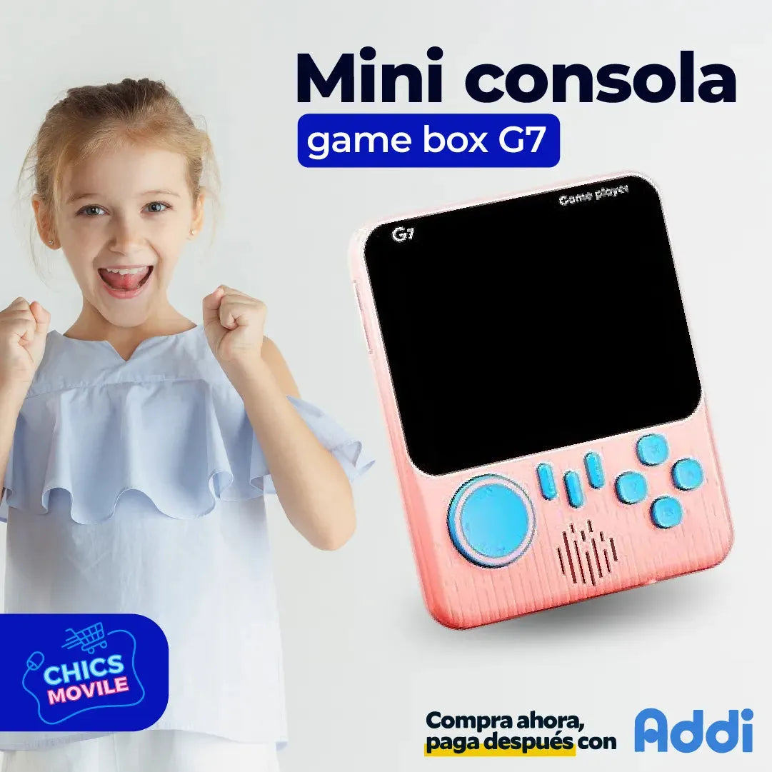 Mini Consola Game Box 7 🎮🚀 - Chics Movile