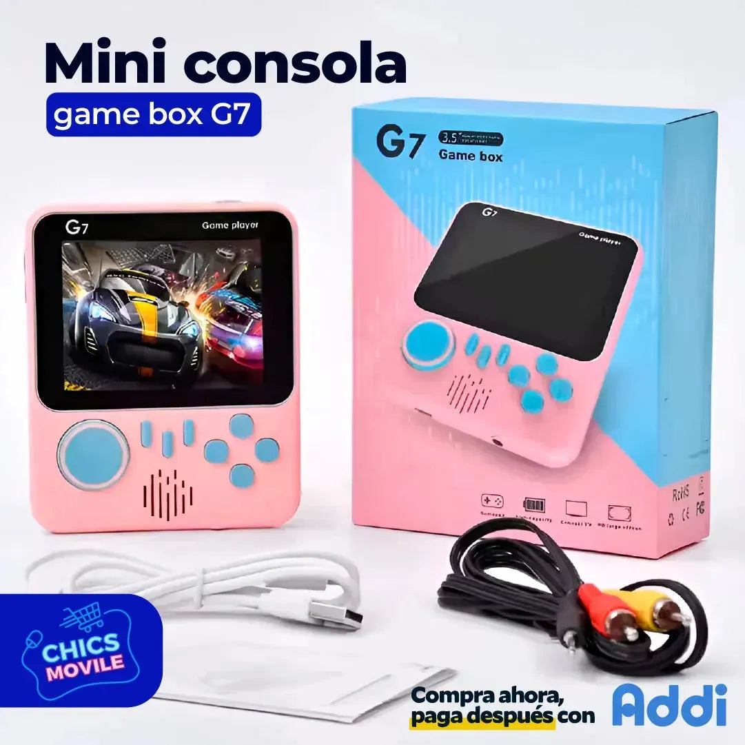 Mini Consola Game Box 7 🎮🚀 - Chics Movile
