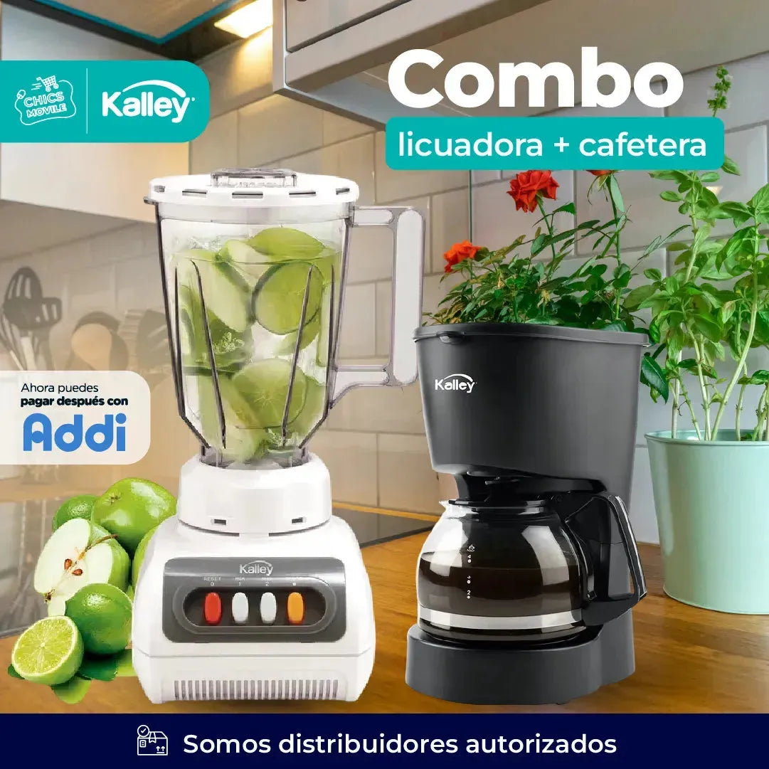 Combo KALLEY Licuadora + Cafetera ☕️🥪🍚 - Chics Movile