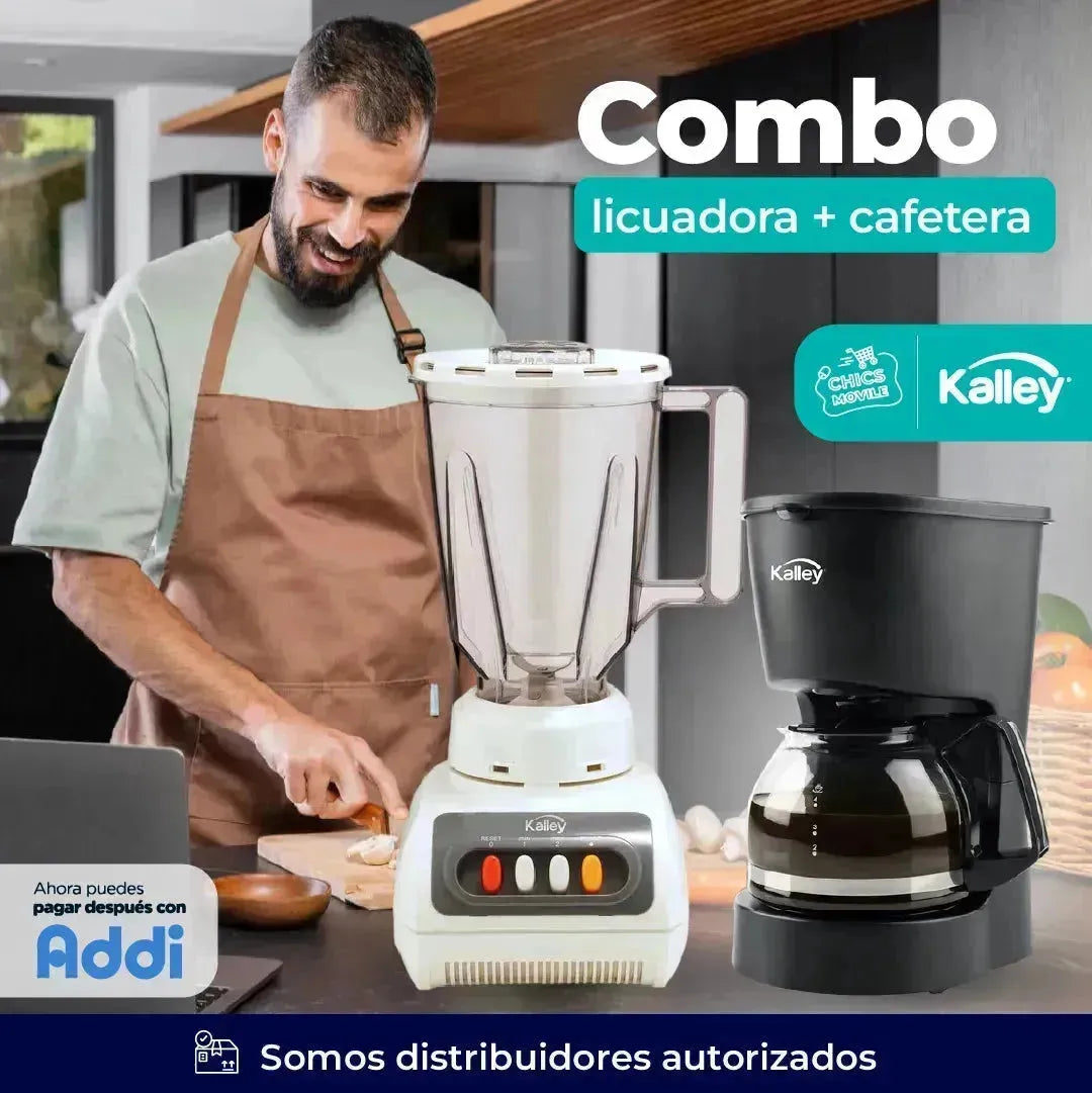 Combo KALLEY Licuadora + Cafetera ☕️🥪🍚 - Chics Movile