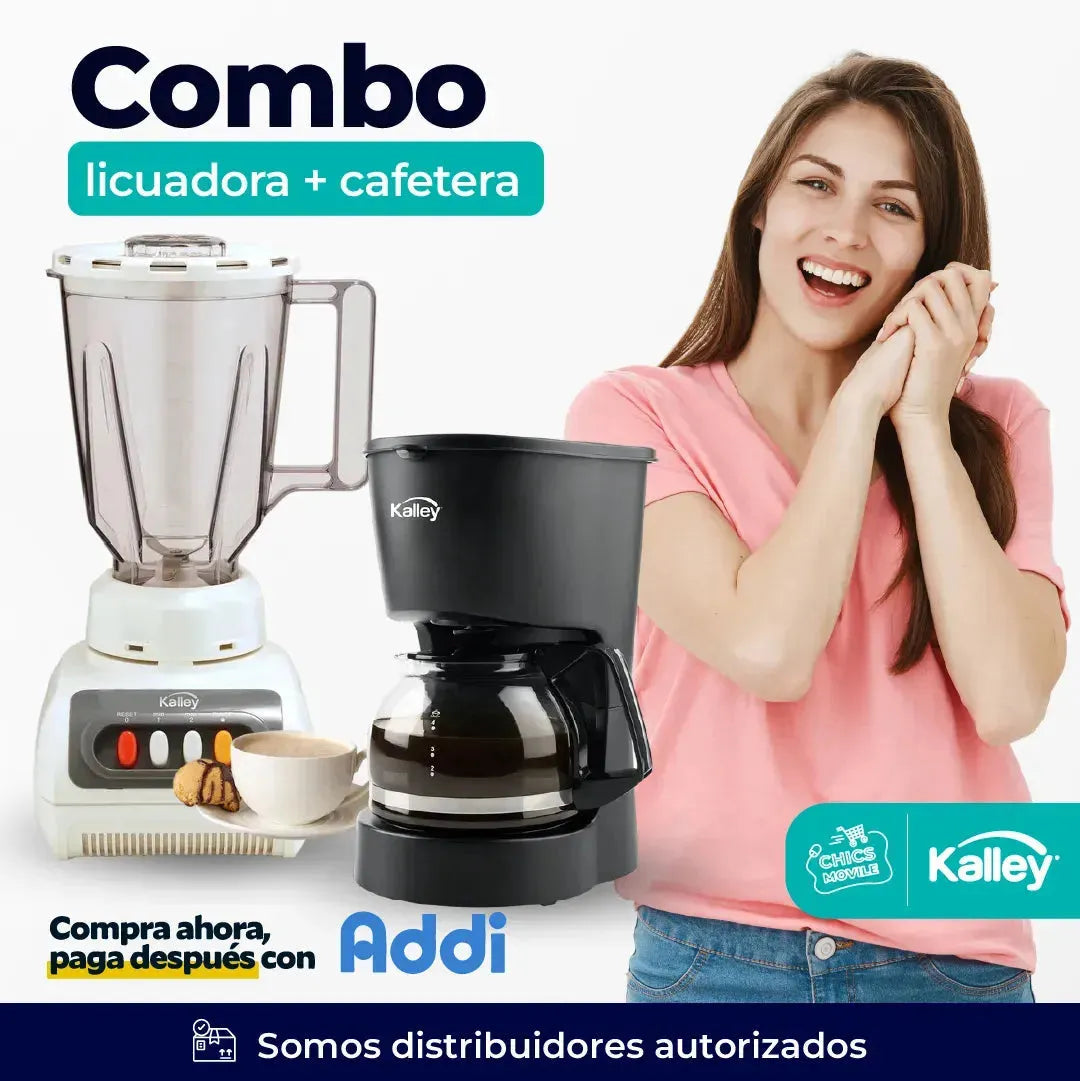 Combo KALLEY Licuadora + Cafetera ☕️🥪🍚 - Chics Movile