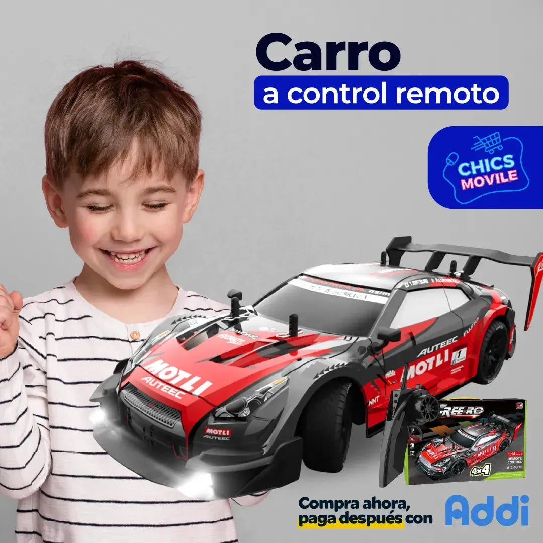 Coche De Control Remoto De Deriva Rápida Con Tracción E 🚘🎮🕹️ - Chics Movile