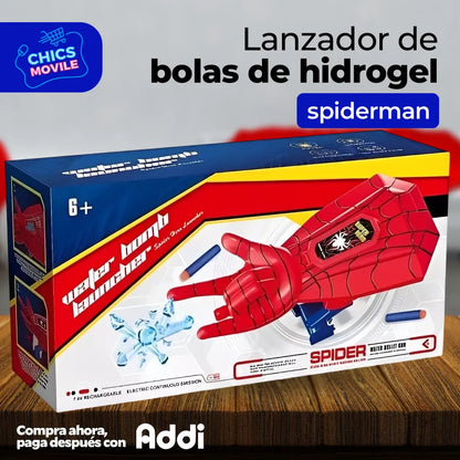 Lanzador de Bolas de Hidrogel Spider-Man 🕷️🕸️ - Chics Movile