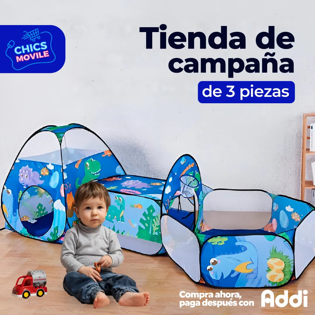 Tienda de Campaña de 3 Piezas - Chics Movile