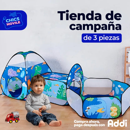 Tienda de Campaña de 3 Piezas - Chics Movile