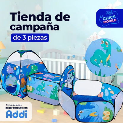 Tienda de Campaña de 3 Piezas - Chics Movile
