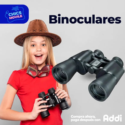 Binoculares Profesional 10x70x70 Largo Alcance Con Estuche Color Negro 🔭🌟💫🌄 - Chics Movile