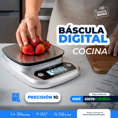 Báscula Gramera Cocina Digital