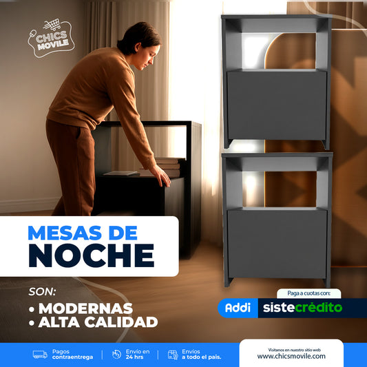 Set de 2 Mesas de Noche