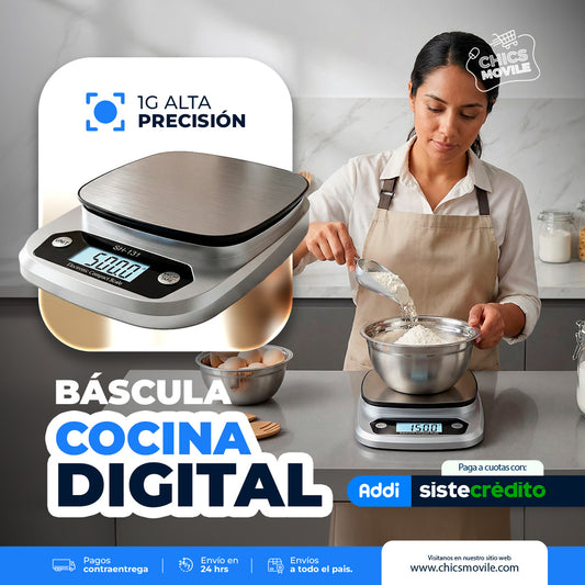 Báscula Gramera Cocina Digital