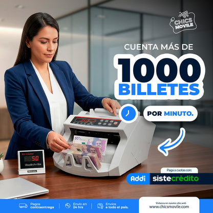 Maquina Contadora Profesional de Billetes