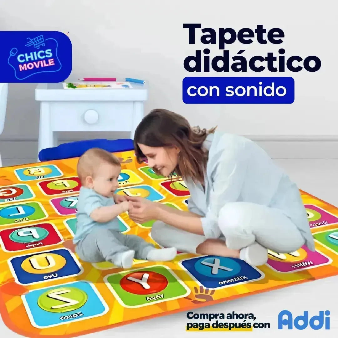 Tapete Didactico con Sonido 🔤 🎵 - Chics Movile