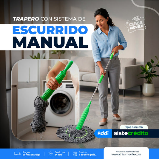 Trapero con sistema Autoescurrible