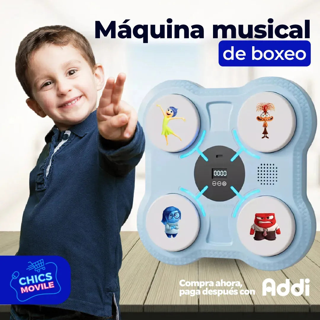 Máquina Musical de Boxeo Intensamente 🧤 🎵 - Chics Movile
