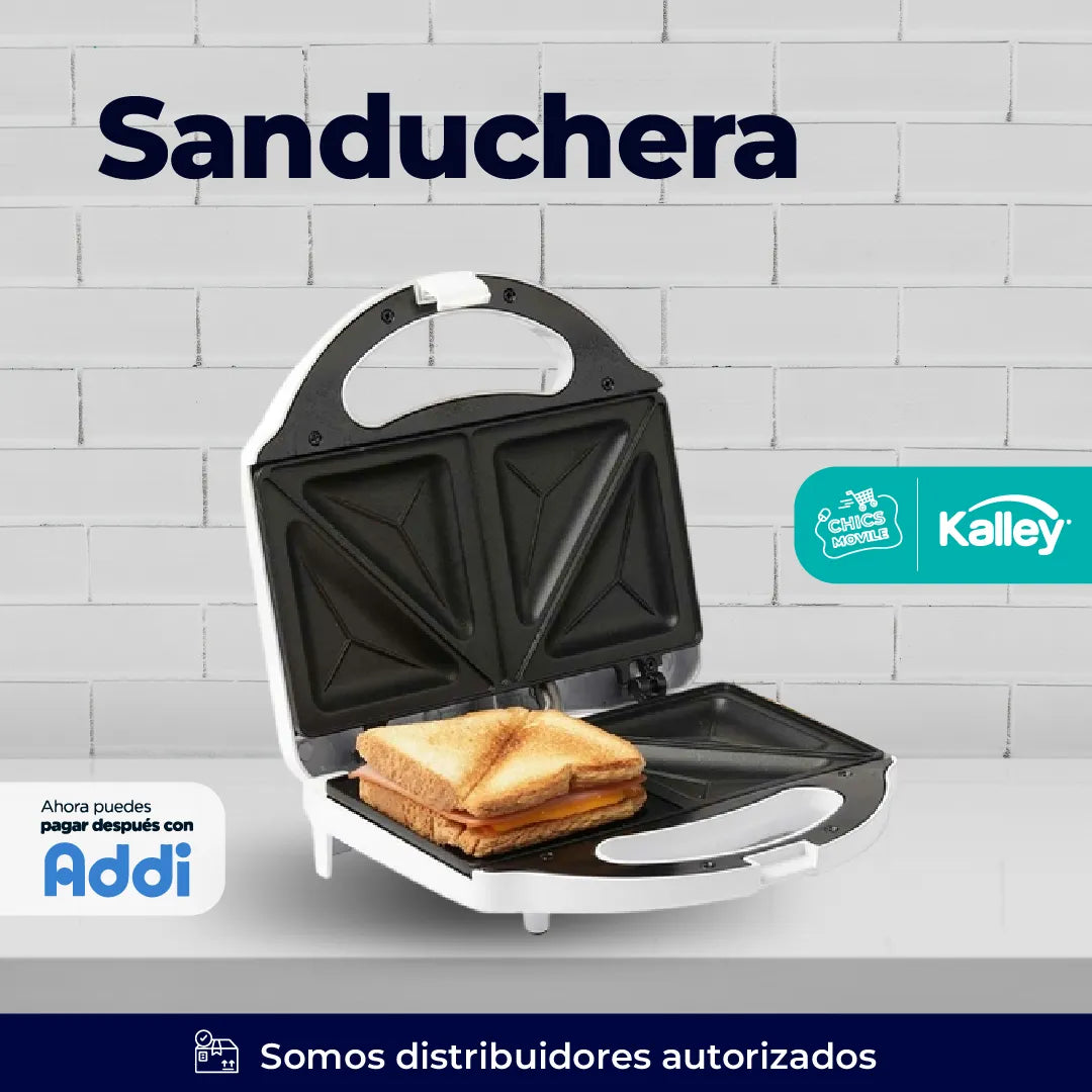 Sanduchera KAALLEY 750W 🥖🥐 - Chics Movile