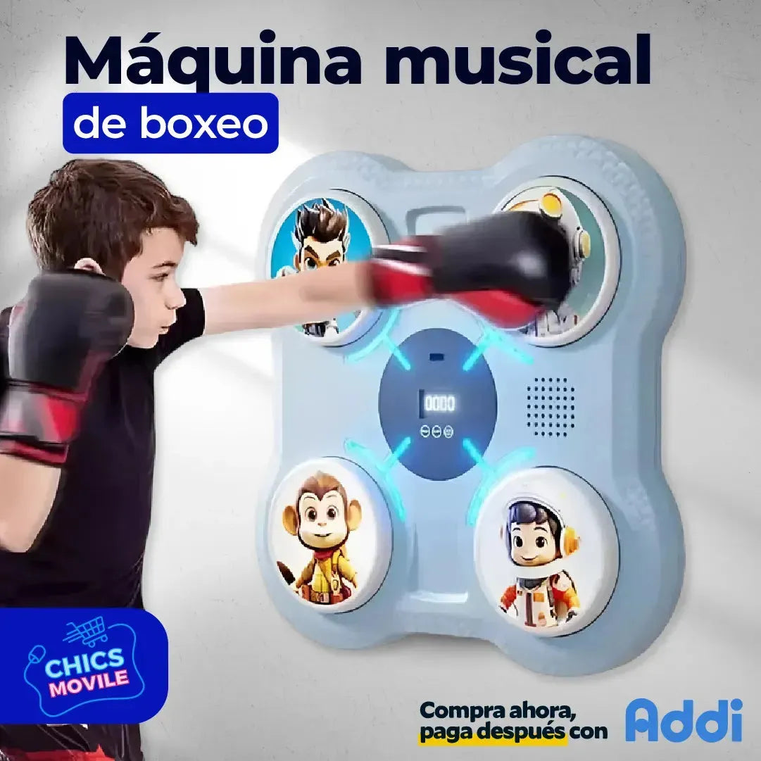 Máquina Musical de Boxeo Intensamente 🧤 🎵 - Chics Movile