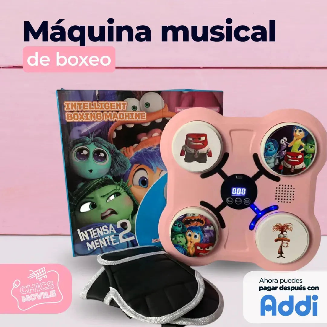 Máquina Musical de Boxeo Intensamente 🧤 🎵 - Chics Movile