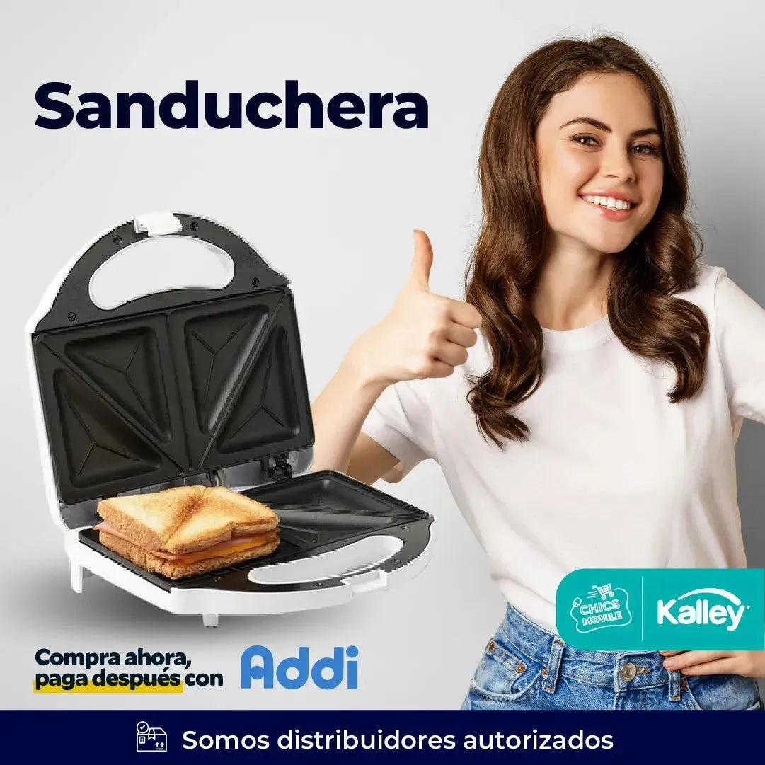 Sanduchera KAALLEY 750W 🥖🥐 - Chics Movile