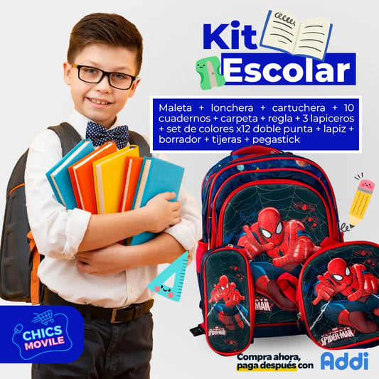 Combo Kit Escolar . Regreso a clases🎒✍️🖋️📔 - Chics Movile