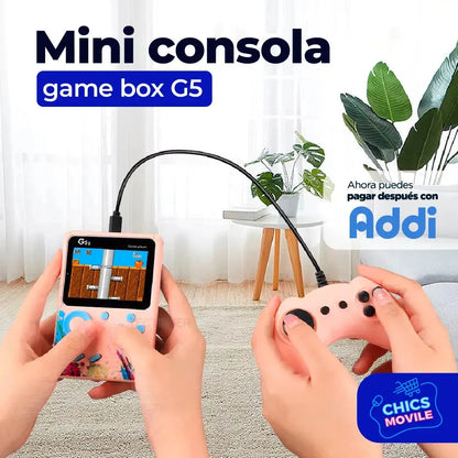 Mini Consola Game Box G5 📺 - Chics Movile