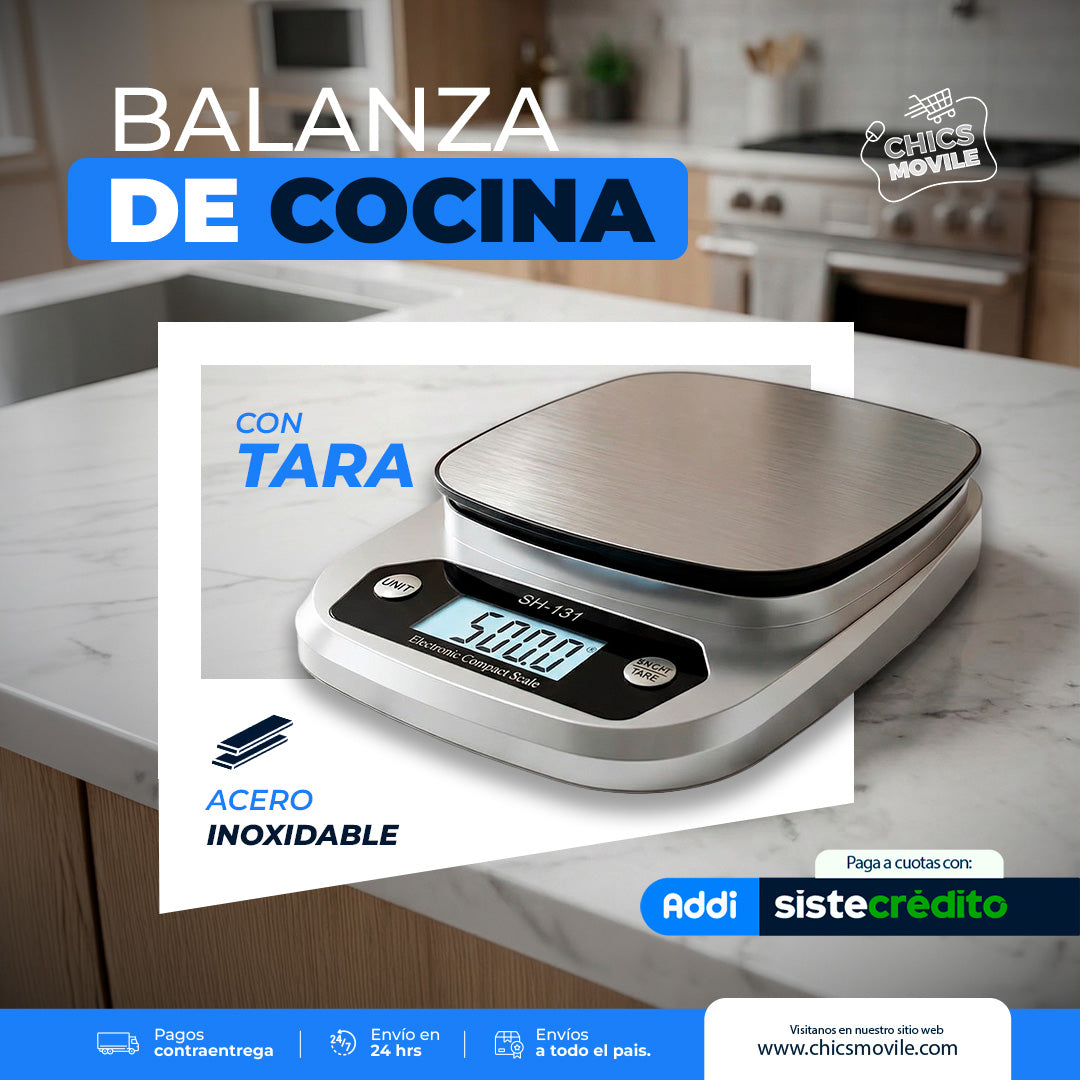 Báscula Gramera Cocina Digital